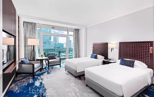 Spacious Sea view room with balcony - Twin bed
